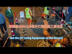 UV Cure CIPP Lining Equipment 200m Panjang untuk perbaikan saluran pembuangan kota NO-DIG