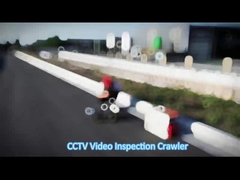 Kamera definisi tinggi CCTV Pipe Crawler dengan panjang kabel 130m tahan lama