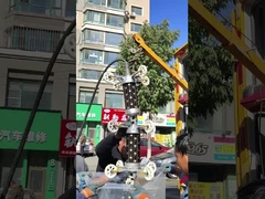 CIPP trenchless Lining Peralatan Packer stainless steel mengudara pipa selama