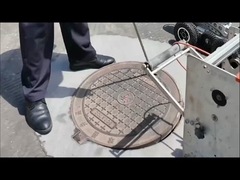 Kontrol nirkabel CCTV pipa Inspeksi Kamera dengan kabel yang kuat dan cahaya