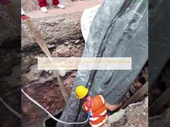 Rehabilitasi CIPP UV Rumput DN2000 Besar Sukses Selesai