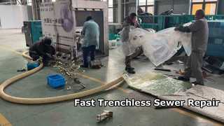 Solusi Perbaikan Pipa Saluran Pembuangan DAO UV CIPP Liner Trenchless