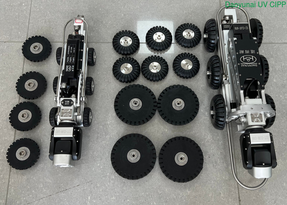 Kontrol nirkabel CCTV pipa Inspeksi Kamera dengan kabel yang kuat dan cahaya