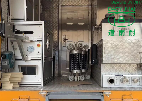 Lampu LED Bluelight UV CIPP Equipment Drain Lining Underground Sewer Trenchless