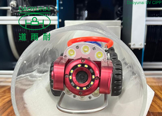 Drain Sewer Inspection Crawler Camera System Mini CCTV Pipa Kecil DN200-400
