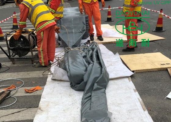 selokan UV CIPP Lining pipe curing Perbaikan Trenchless Di Jaringan Pipa Limbah Air Hujan