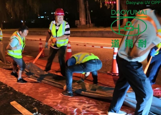 Ultraviolet UV Cured Instalasi CIPP Perbaikan Drainase Bawah Tanah