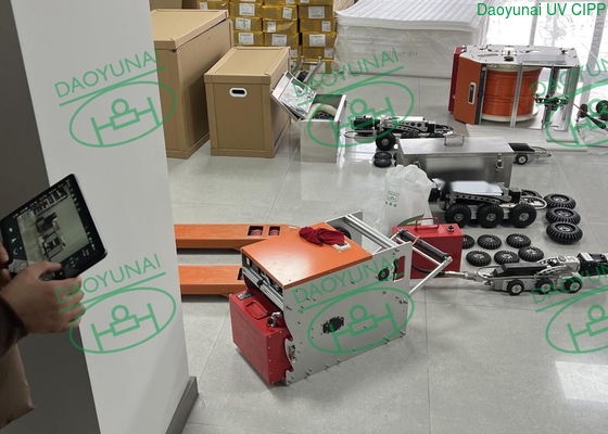 Kamera definisi tinggi CCTV Pipe Crawler dengan panjang kabel 130m tahan lama