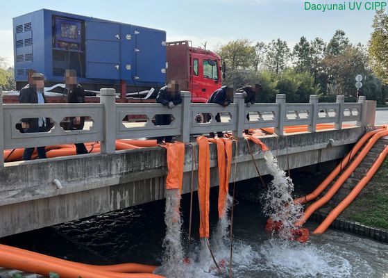Pompa Drain Stainless Steel Aliran Tinggi dan Kepala Tinggi dengan Generator Diesel untuk Pengendalian Banjir