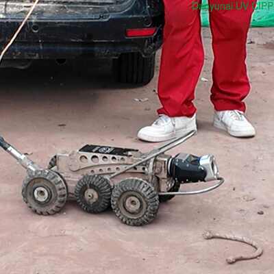 Kamera Inspeksi Selokan DN1500 dengan Kamera Definisi Tinggi dan Perayap Tugas Berat untuk Inspeksi CCTV Pipa Besar