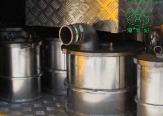 Peralatan Lining CIPP Trenchless Stainless Steel Packer Blowing Pipe Selama