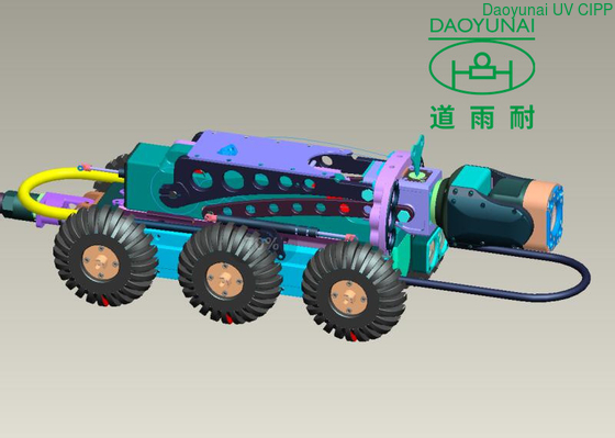 D18s CCTV Sewer Pipe Inspection Crawler Camera Sewer Pipa Bawah Tanah